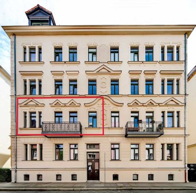 NEU *** 3-Zimmer Wohnung | Südvorstadt | 2 Balkone | Aufzug ***