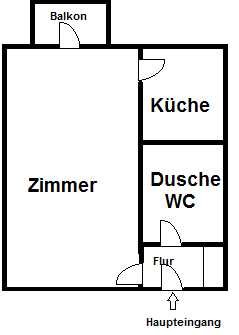 Möblierte 1-Zi Wohnung - Harthof (U2)