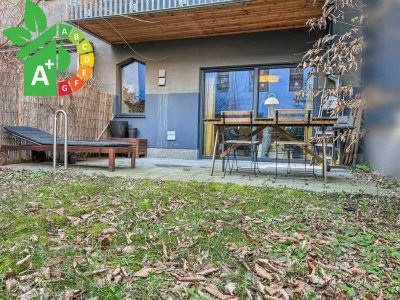 Möbliertes Appartment im Niedrigenergiehaus mit Terrasse und Gartennutzung in Berlin-Britz