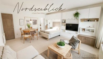 RESERVIERT! Erste Reihe Nordseeblick in SPO! Traumhafte Wohnung mit Wunsch-Renovierung.