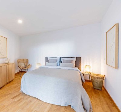 Ihr Zuhause am Wasser: 2-Zimmer-Wohnung mit Garten