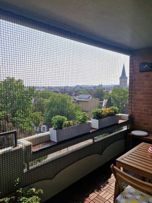 2-Zimmer Wohnung mit tollem Ausblick, Balkon, Einbauküche und TG in Osnabrück