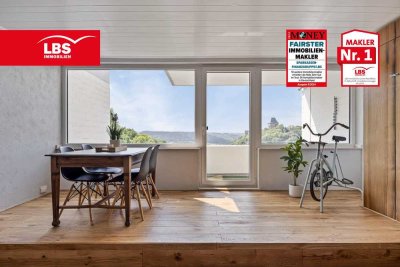 Ankommen, wo andere staunen 
– Burgblick inklusive