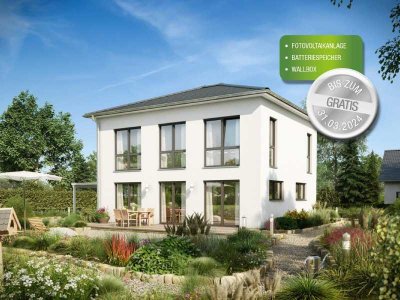 Mit Blick in die Zukunft ins energieeffiziente Eigenheim! (inkl. Grundstück und Keller)