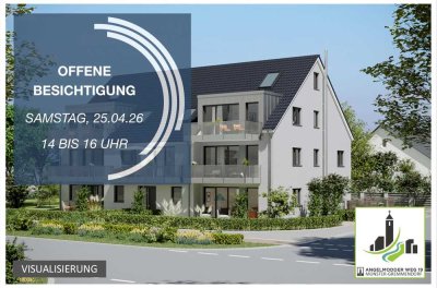 NEUBAU Maisonettewohnung 3/4 Zimmer, KfW 40 mit QNG - PROVISIONSFREI