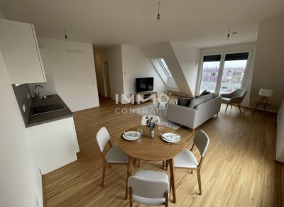 Zwei Dachterrassen, Kühlung &amp; 2 Monate mietfrei: attraktive 3-Zimmer-DG-Wohnung