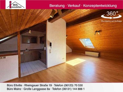 Hübsche 2 ZKB-Dachgeschosswohnung in ruhiger Lage