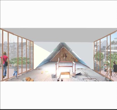 Sonniges Dach Loft in Kölner Südstadt