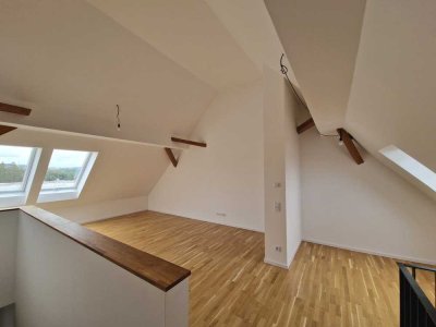 Kurzfristig beziehbar - Großzügige Galeriewohnung, Einbauküche,  Tiefgarage