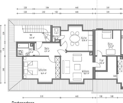 Sanierte DG-Wohnung mit dreieinhalb Zimmern in Schwerte