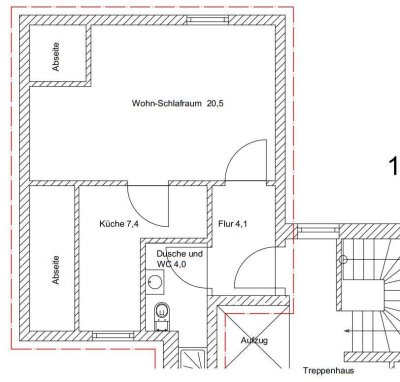 Gepflegte kleine Wohnung in Neuburg an der Donau