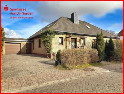 Vielseitige Nutzungsmöglichkeiten! Großzügiger Winkelbungalow in Dornum - Nesse