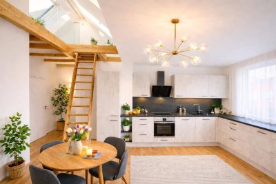 Galerie-Penthouse „Wohnung Nord“ mit Dachterrasse in Grazer Bestlage – Geidorf
