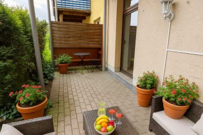! TOP 3-Zi.-Whg. mit  Terrasse (ebenerdig)  + Bad mit Wanne !