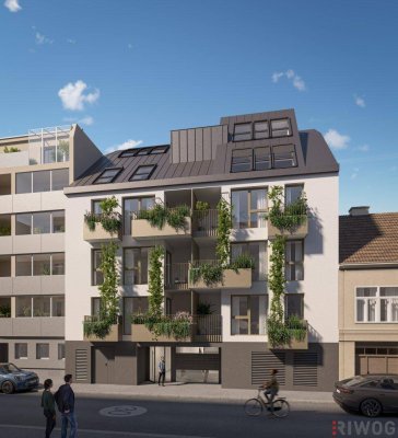 ERSTBEZUG | 2-Zimmer Wohnung mit Loggia | 3. OG | Fernwärme | Fassadenbegrünung | TG-Stellplatz optional | Nachhaltiges Wohnbauprojekt