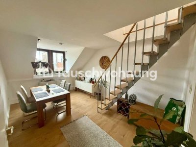 Tauschwohnung: Biete 3ZKB Maisonette Whg., suche 3-4ZKB mit Balkon/Garten