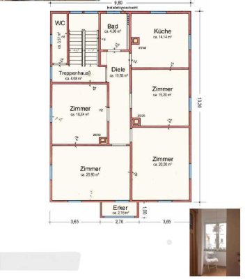 charmante 4 Zimmer-Wohnung - frisch renoviert