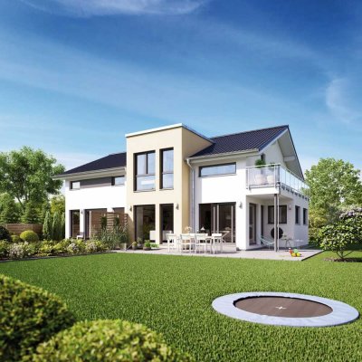 LivingHaus: Zweifamilienidylle mit smarter Technik