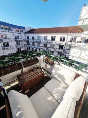 Zentrale Lage in der Rostocker-Innenstadt 1-Raum-Wohnung mit Balkon inkl. TG-Stellplatz