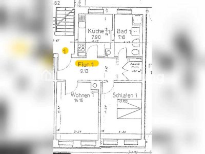 Tauschwohnung: 2-Zimmer Wohnung im Erdgeschoss