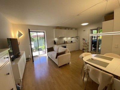 Ansprechende Gartenwohnung mit zwei Terrassen in Augsburg-Göggingen
