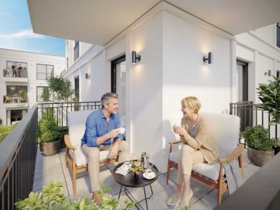 Helle Neubauwohnung mit Eckbalkon im Kö-Karree - nur 80m von der Königsallee entfernt