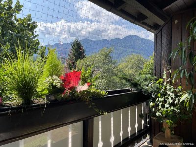 Bad Reichenhall - Schillerstraße !
Ganz oben - Helle 2 Zi.-ETW in 1A-Zustand mit Top Aussicht