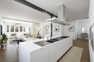 LEBEN IN BESTER LAGE - Exklusive Neubauwohnung mit 234 m² privatem Garten im Paulusviertel