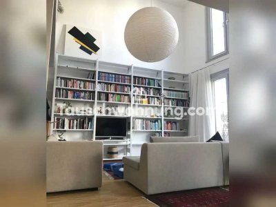 Tauschwohnung: Neubau Loft-Gartenwohnung mit TG in Schwabing, 4 Zimmer