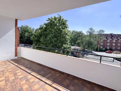Lichtdurchflutete 3-Zimmer-Wohnung mit großem Balkon in Lübeck-St. Lorenz Nord