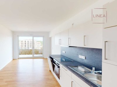 Moderne 2-Zimmer Wohnung mit großem Balkon oder Terrasse