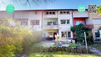 Raum. Garten. Familienleben. – Gepflegtes RMH mit großer Terrasse & Garage, KA-Waldstadt