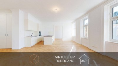 Bezaubernde Altbau-Wohnung nahe Rochusmarkt | 4 Zimmer - 132m² | saniert | hoher Wohnkomfort
