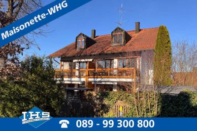 Sonnige Maisonette-Wohnung mit 4 Zimmern in Kirchheim bei München