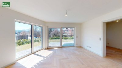 Exklusiv wohnen: Neubau mit Garten, Balkon oder Dachterrasse