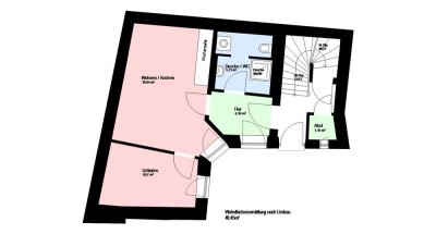 *Ludwigs-Isarvorstadt * 2-Zimmer Wohnung mit offener Küche * EBK * Duschebad * Abstellkammer