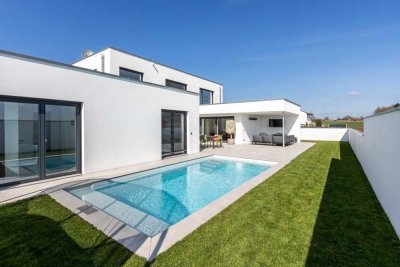 Anmietung für 2 Jahre: Modernes Einfamilienhaus an der Bebauungsgrenze in Kösching