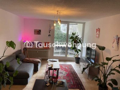 Tauschwohnung: Geräumige 2 Zi Wohnung in der Wiehre mit 2 Balkonen