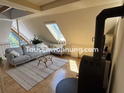 Tauschwohnung: Helle und geräumige Maisonette Wohnung im Grünen