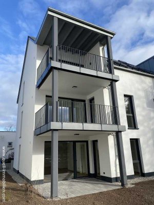 Fulda - Neubau - Zweitbezug 2-ZKB-Whg. mit Einbauküche, großem überd. Balkon, TG.-Stpl., Keller