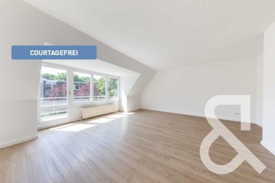 Freie 3-Zimmer-Wohnung über zwei Ebenen mit Südbalkon