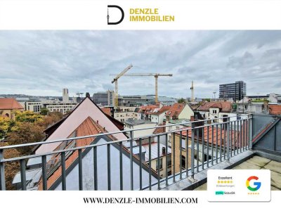 S-Mitte: Großzügiges Wohnen mit Weitblick – Stilvolle Maisonette über den Dächern der Stadt