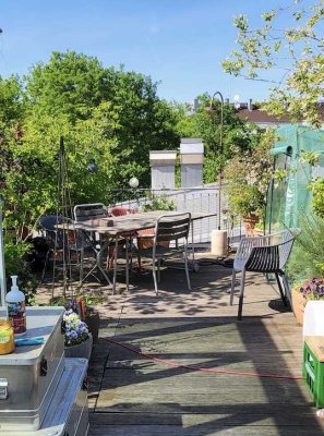 Bestes Haidhausen: Traumhafte Dachterrasse mit Rundumblick