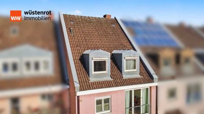 Charmantes Reihenmittelhaus mit Garten, Balkon, Loggia und Garage in attraktiver und ruhiger Lage