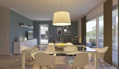 *Erstbezug im energieeffizienten Neubau* Großer Balkon Richtung Park & 2 Bäder*