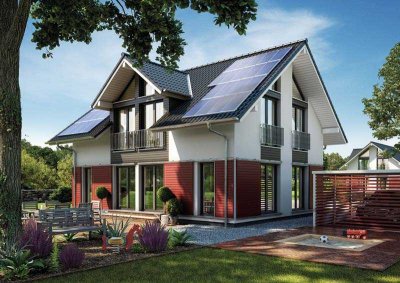 Exklusiv bei uns . . PLUSENERGIEHAUS - ohne Energiekosten !