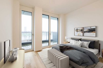 Luxuriöse 4-Zimmer Penthouse-Wohnung mit Blick auf den Rhein im 7.OG