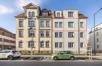 Moderne, neuwertige 4-Raum-Wohnung mit lux. Innenausstattung, Balkon, EBK und weiteren Extras