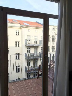 Roof top apartment in Berlins most beautiful street in Mitte (Sublet)