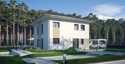 Schwabenhaus, 2 Wohneinheiten - 2x KfW - Förderung, inkl. Grundstück, Ausbaustufe Schlüsselfertig
